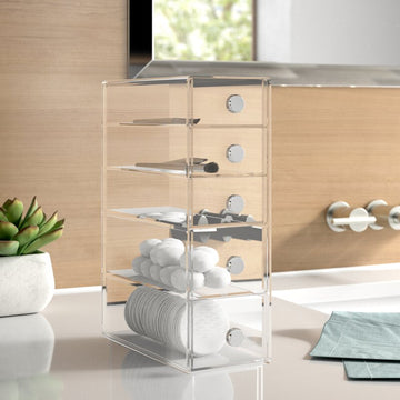 Freya Plastic Makeup Cosmetic Organizer